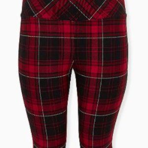 POCKET PIXIE PANT - LUXE PONTE PLAID